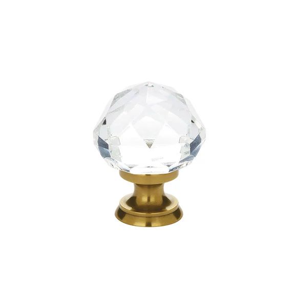 Emtek Diamond Glass Cabinet Knob