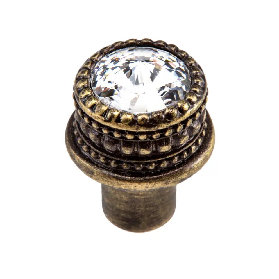 Carpe Diem Caché I Medium Round Knob - Decorated with Swarovski Crystals by Carpe Diem