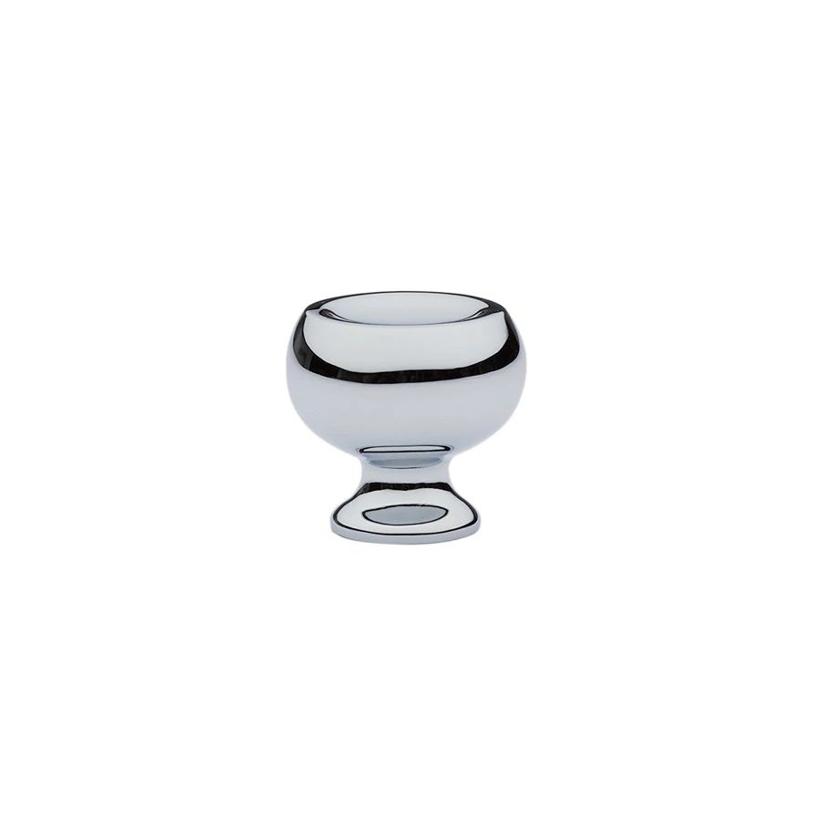 polished chrome cabinet knob