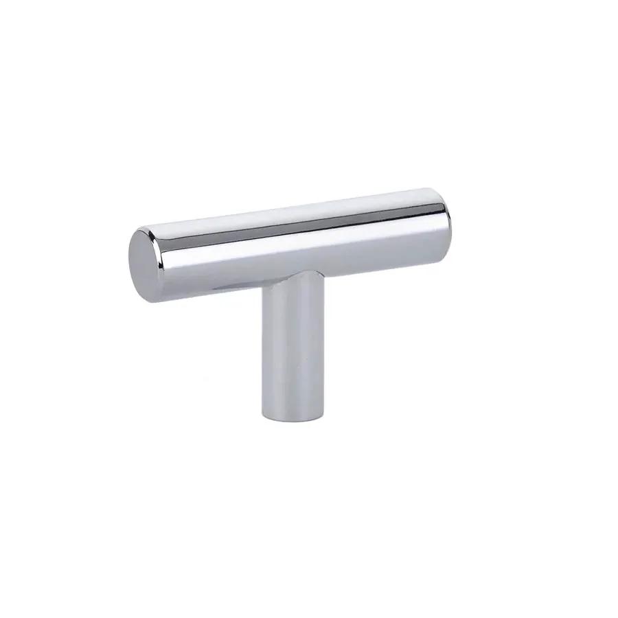 polished chrome cabinet t-knob
