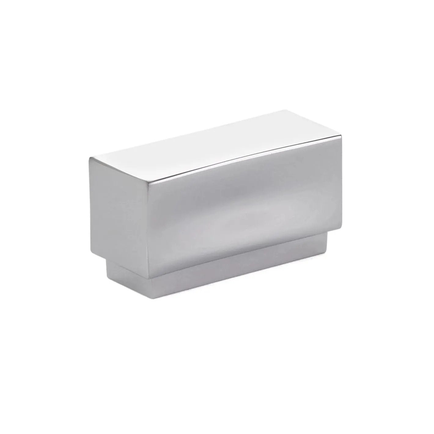 polished chrome cabinet knob