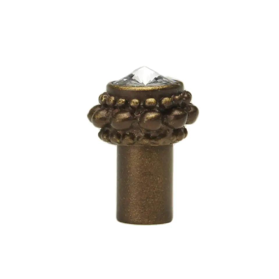 Carpe Diem Caché Iv Small Round Knob - Decorated with Swarovski Crystals by Carpe Diem