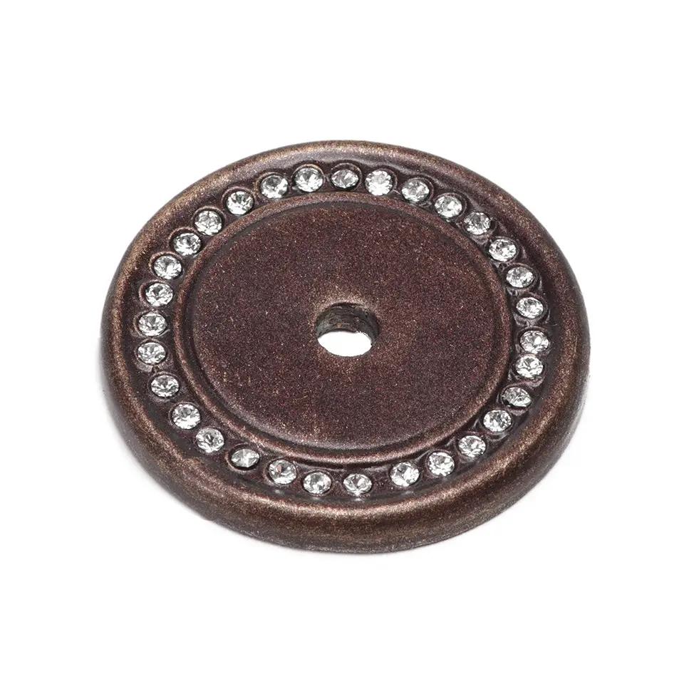 Carpe Diem Caché II Round Back Plate - Decorated with Swarovski Crystals by Carpe Diem