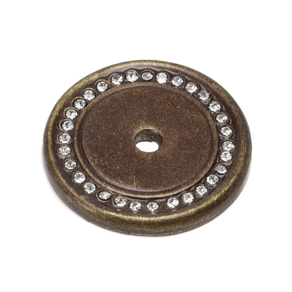 Carpe Diem Caché II Round Back Plate - Decorated with Swarovski Crystals by Carpe Diem