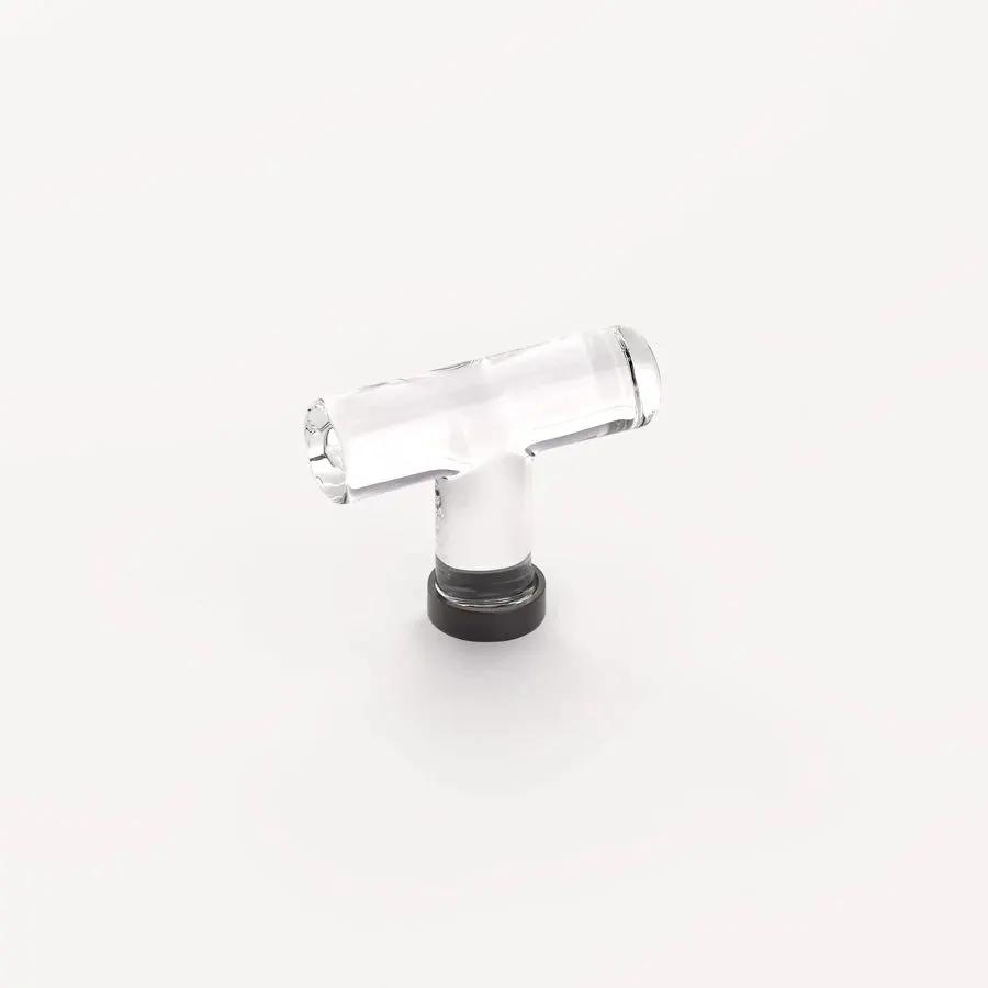 Emtek 2-1/8" Modern Glass Cabinet T-Knob by Emtek