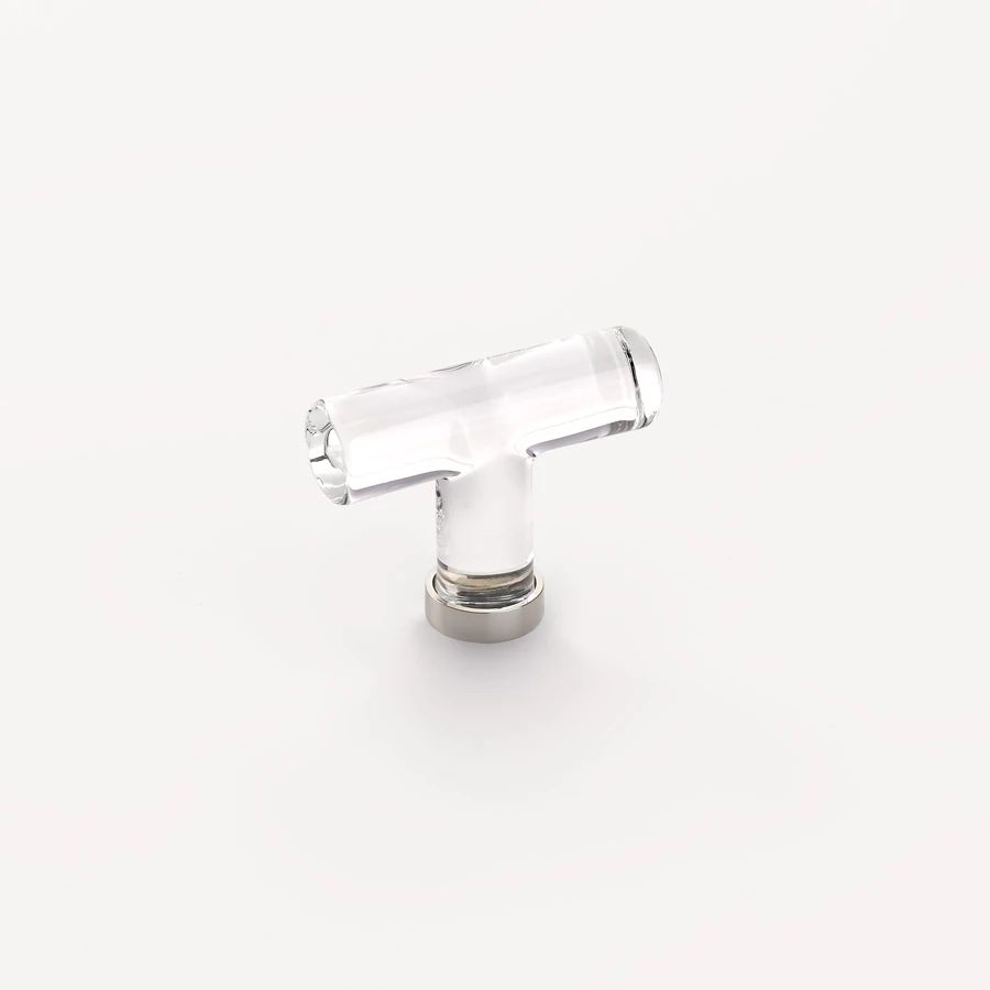 Emtek 2-1/8" Modern Glass Cabinet T-Knob by Emtek