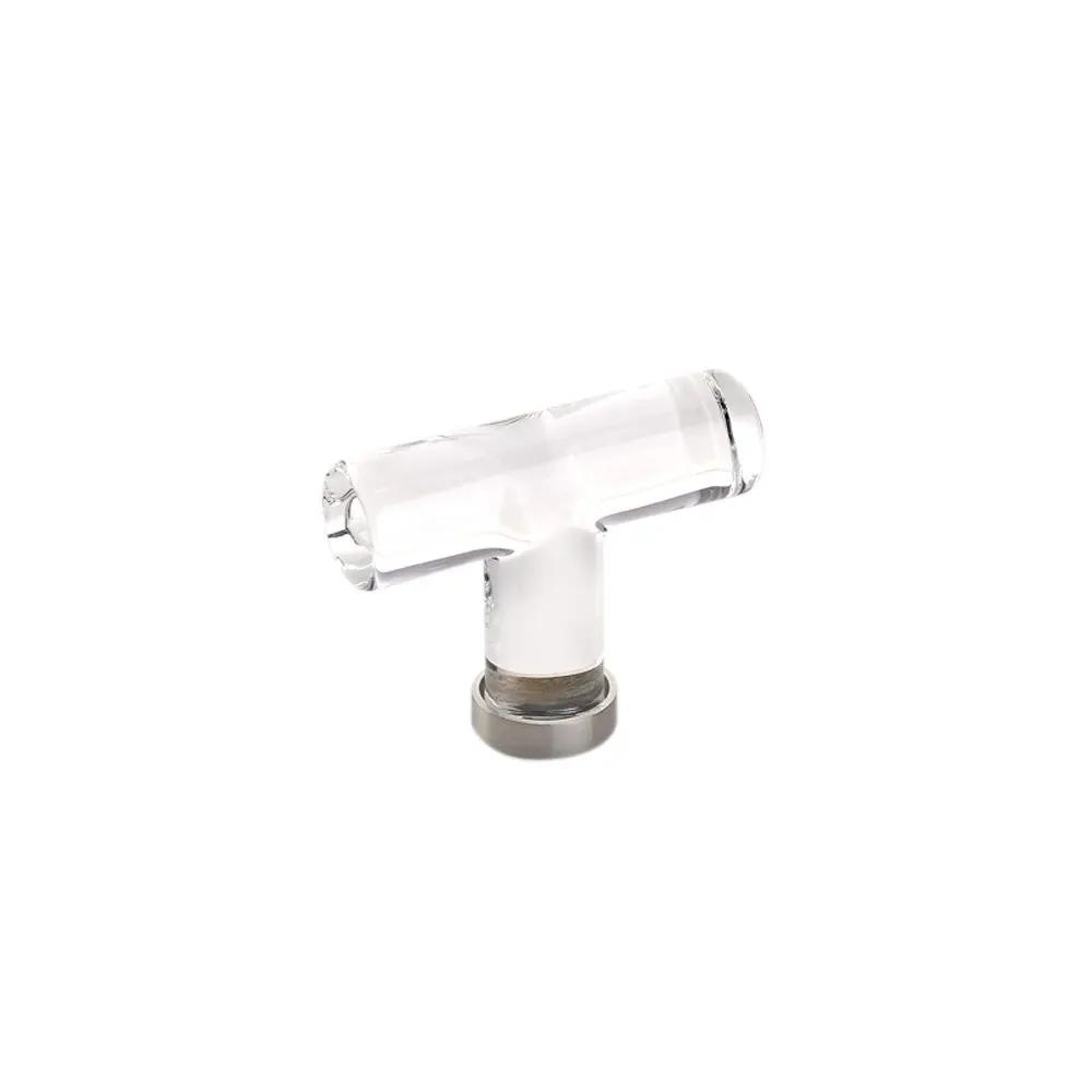 Emtek 2-1/8" Modern Glass Cabinet T-Knob by Emtek