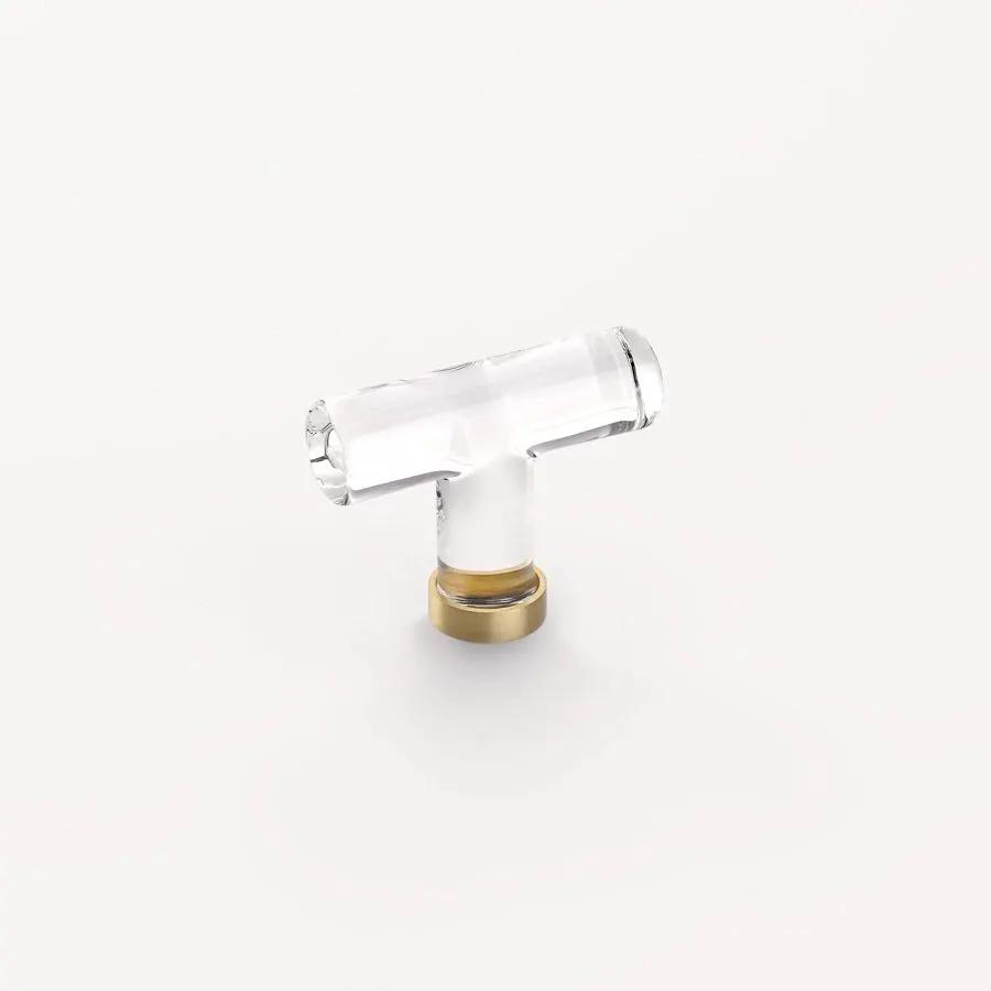 Emtek 2-1/8" Modern Glass Cabinet T-Knob by Emtek