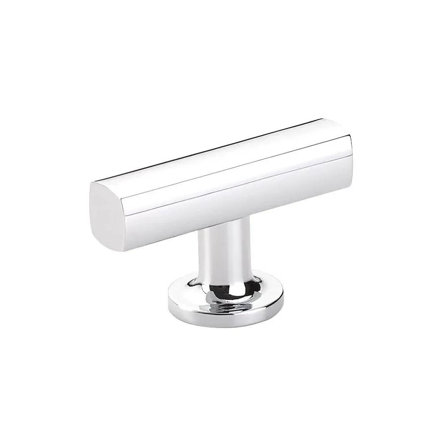 polished chrome cabinet t-knob