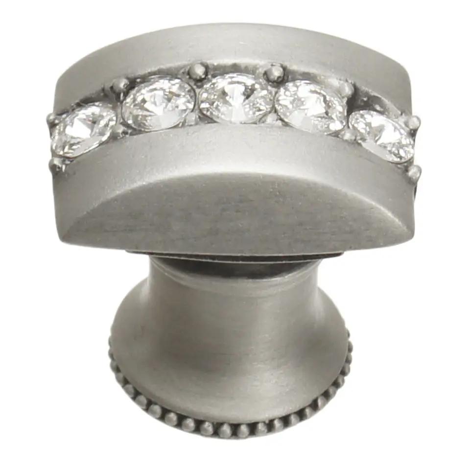 Carpe Diem Caché Iii Rectangle Knob with Flared Foot - Decorated with Swarovski Crystals by Carpe Diem