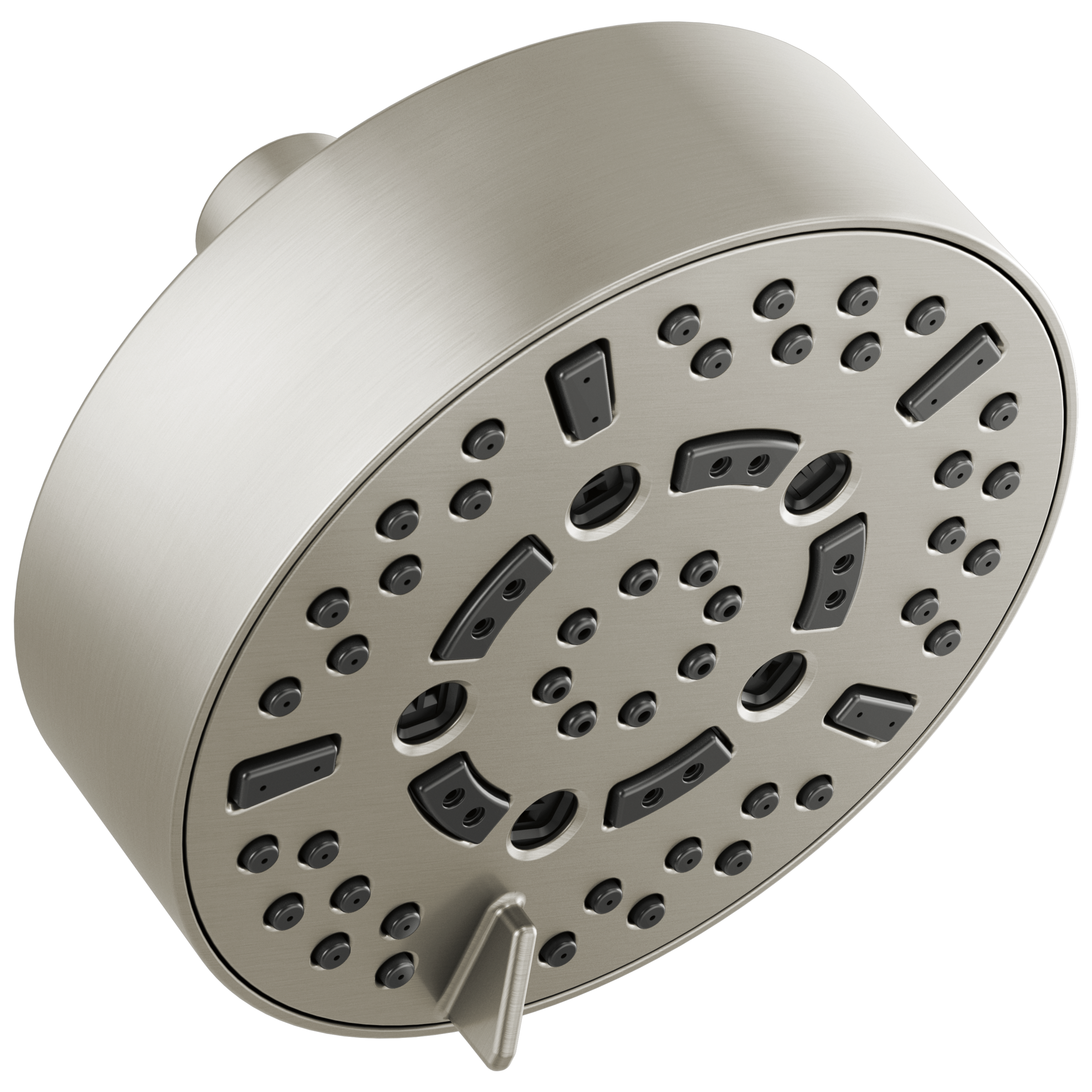 luxe nickel shower head