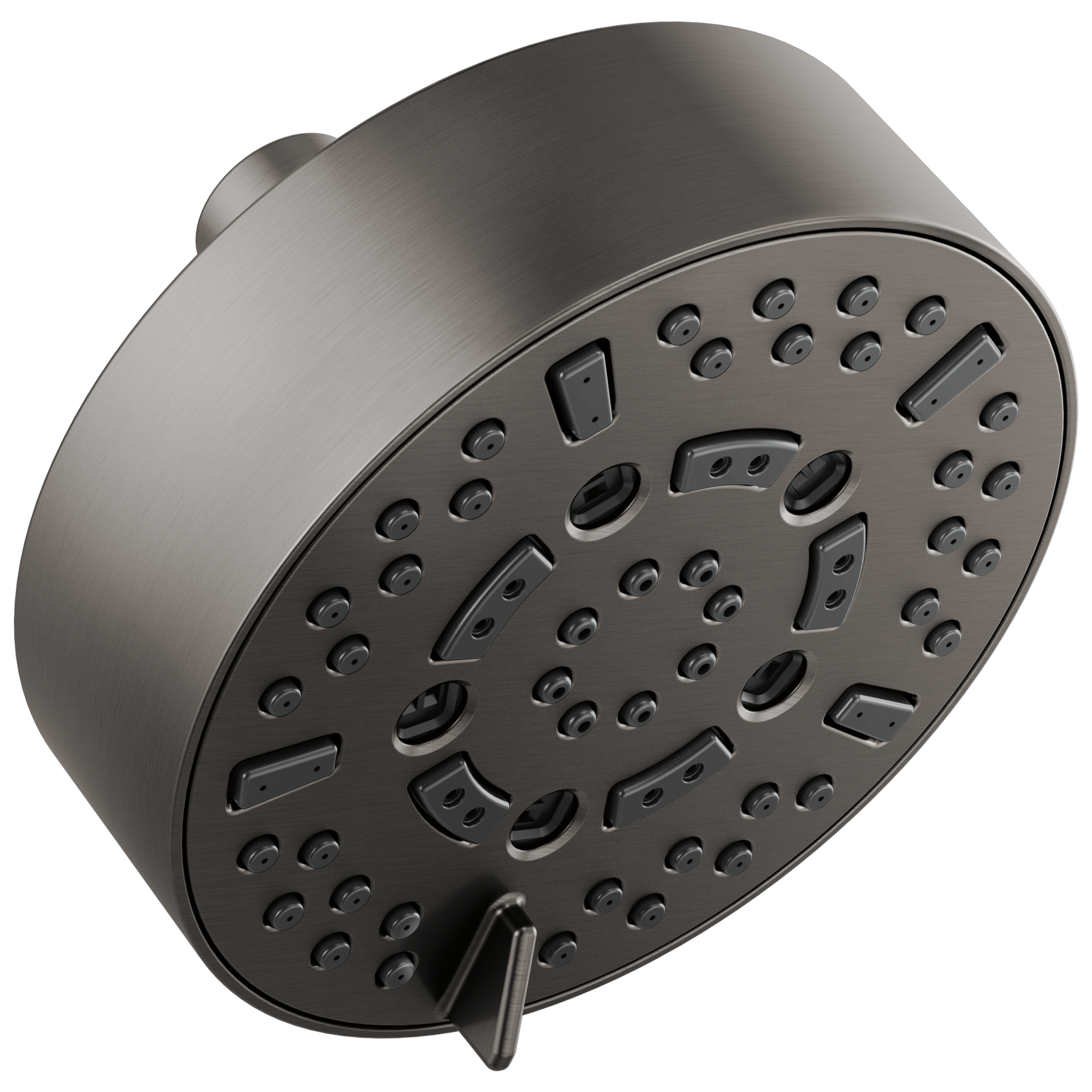 luxe steel shower head