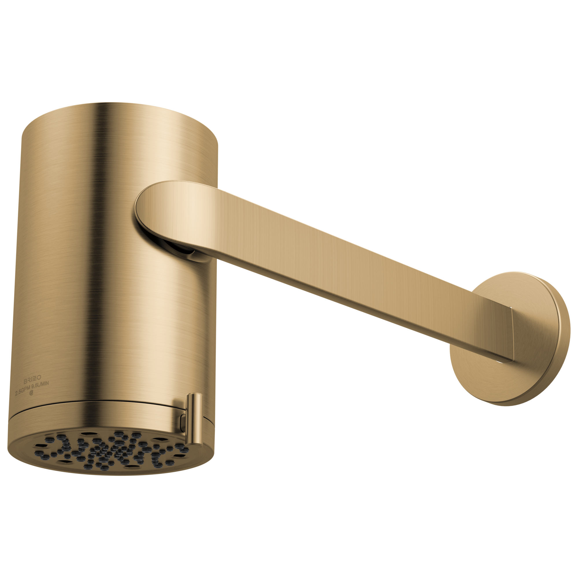 Brizo Roccesco Multi-Function Sconce Wall Mount Shower Head with Shower Arm and Flange - 2.5 GPM