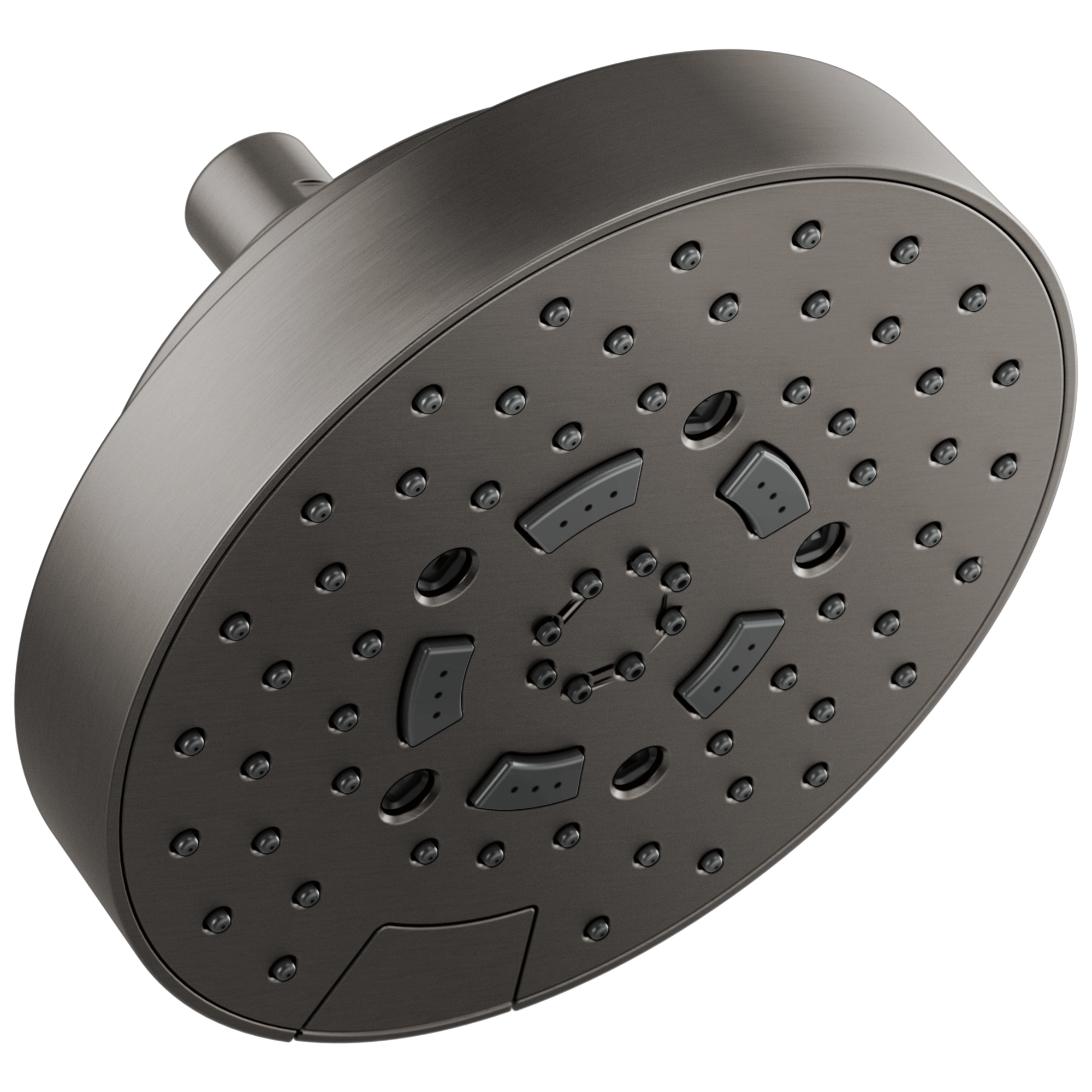 luxe steel shower head