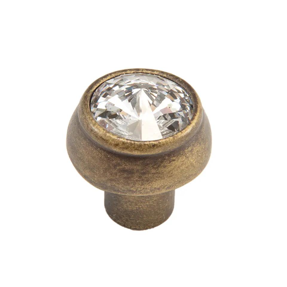 Carpe Diem Caché Iii Round Knob - Decorated with Swarovski Crystals by Carpe Diem