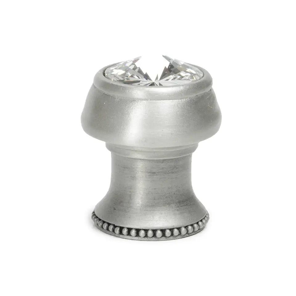 Carpe Diem Caché Iii Round Knob with Flared Foot - Decorated with Swarovski Crystals by Carpe Diem