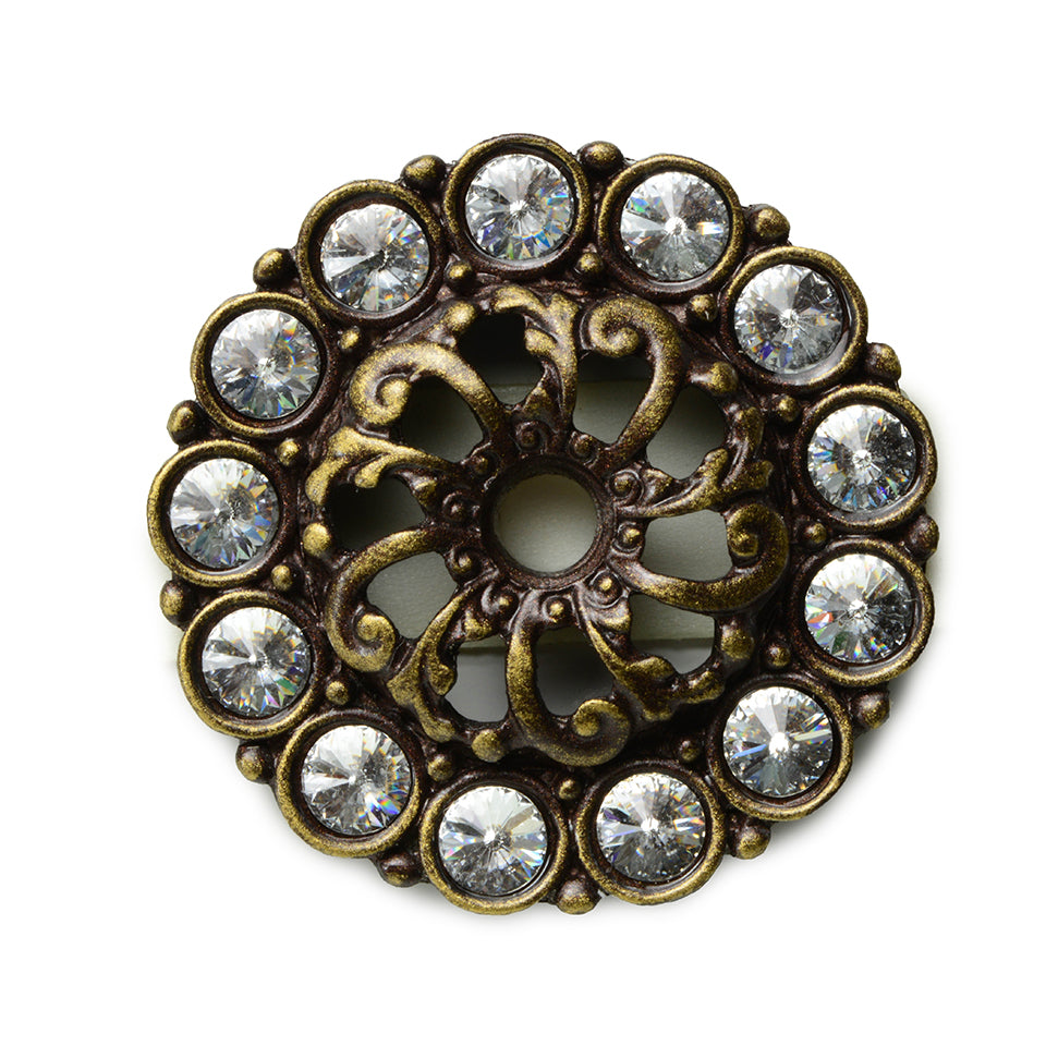 Carpe Diem Caché II Medium Back Plate - Decorated with Swarovski Crystals