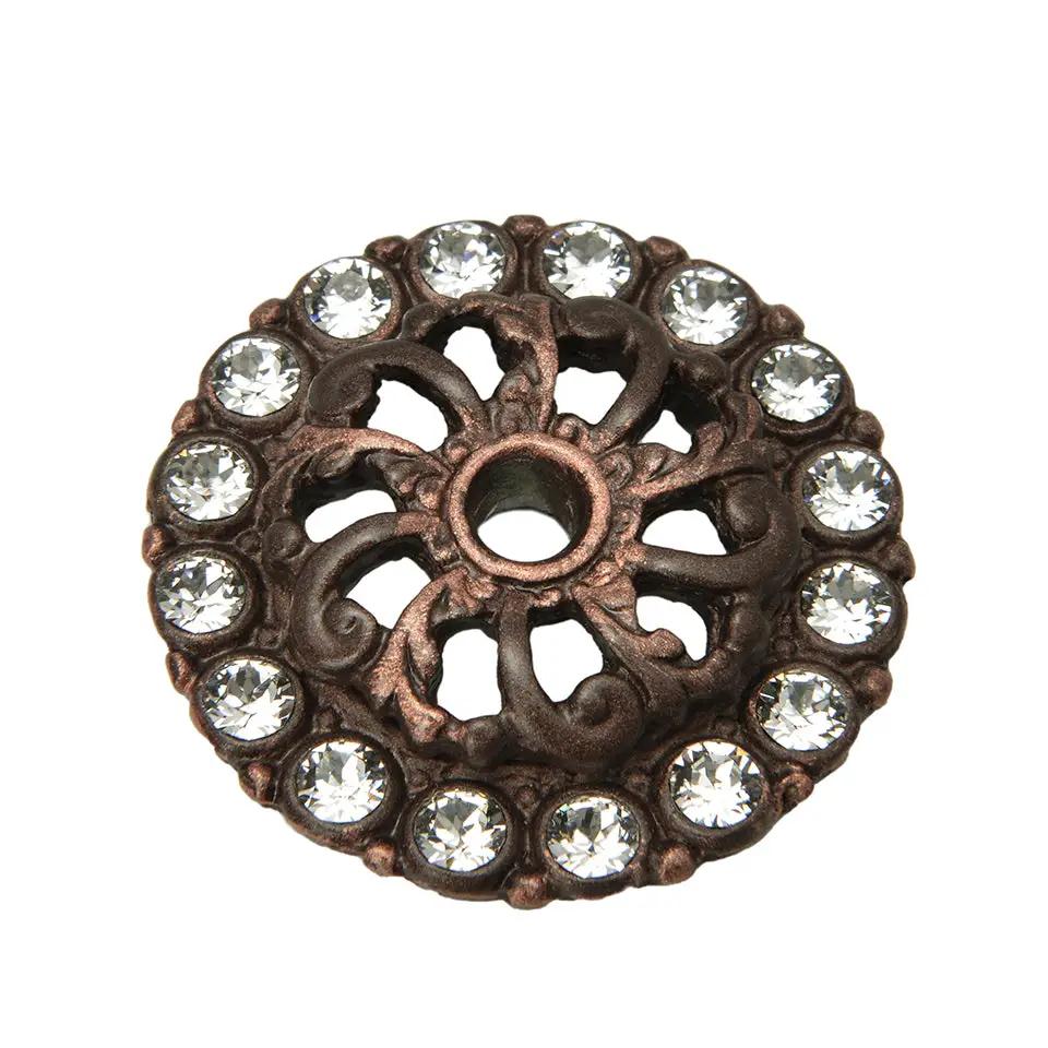 Carpe Diem Caché II Small Round Back Plate - Decorated with Swarovski Crystals by Carpe Diem