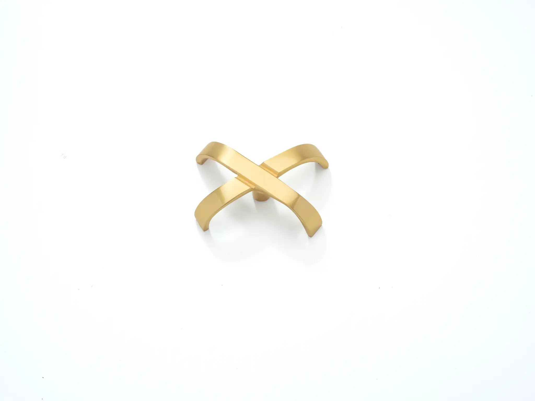 satin brass knob