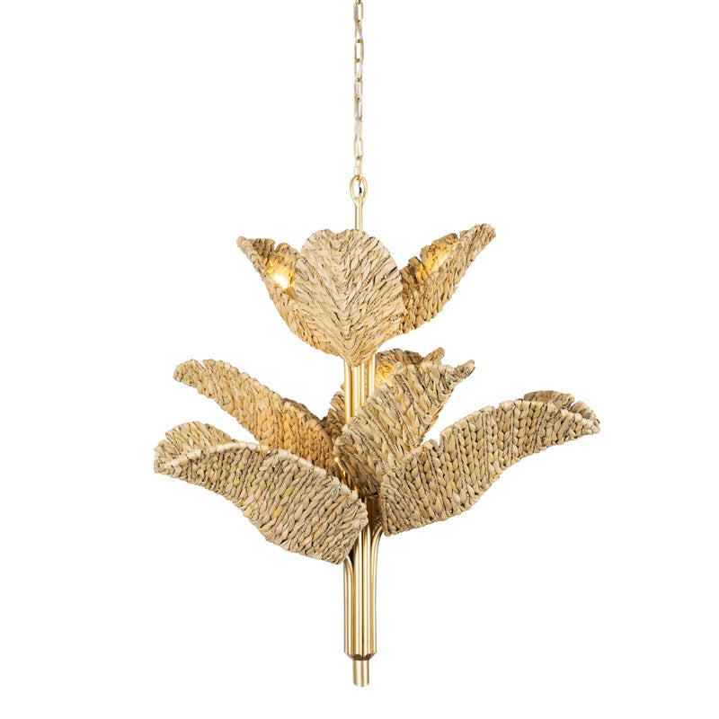 Varaluz Banana Leaf 9-Light Chandelier