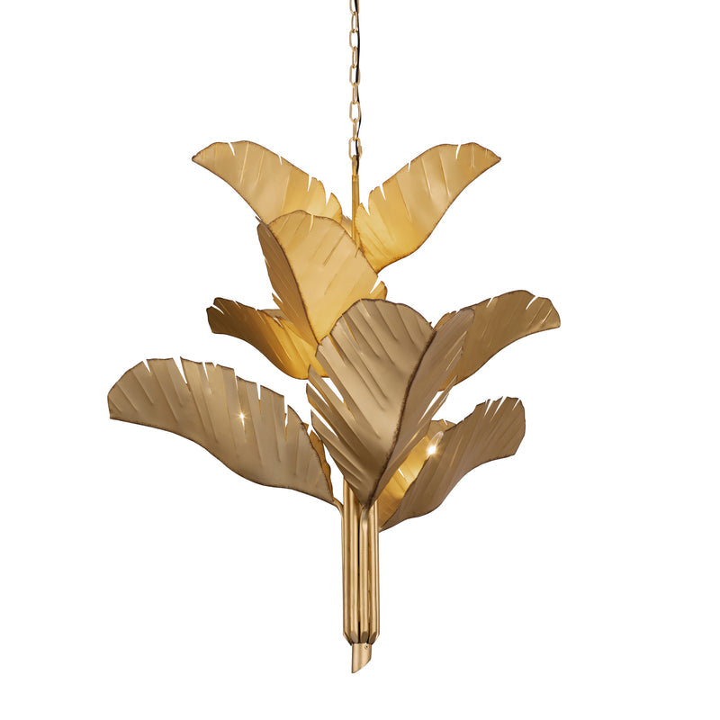 Varaluz Banana Leaf 9-Light Chandelier