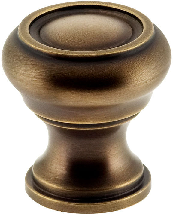 Omnia Legacy Solid Brass Traditional Cabinet Knob