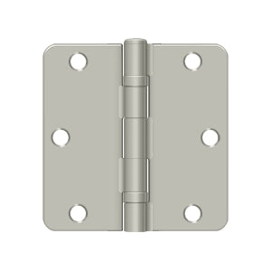 Deltana 3-1/2" x 3-1/2" x 1/4" Radius Hinge, Ball Bearing