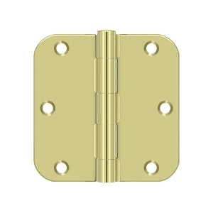 Deltana 3-1/2" x 3-1/2" x 5/8" Radius Hinge, Residential Thickness