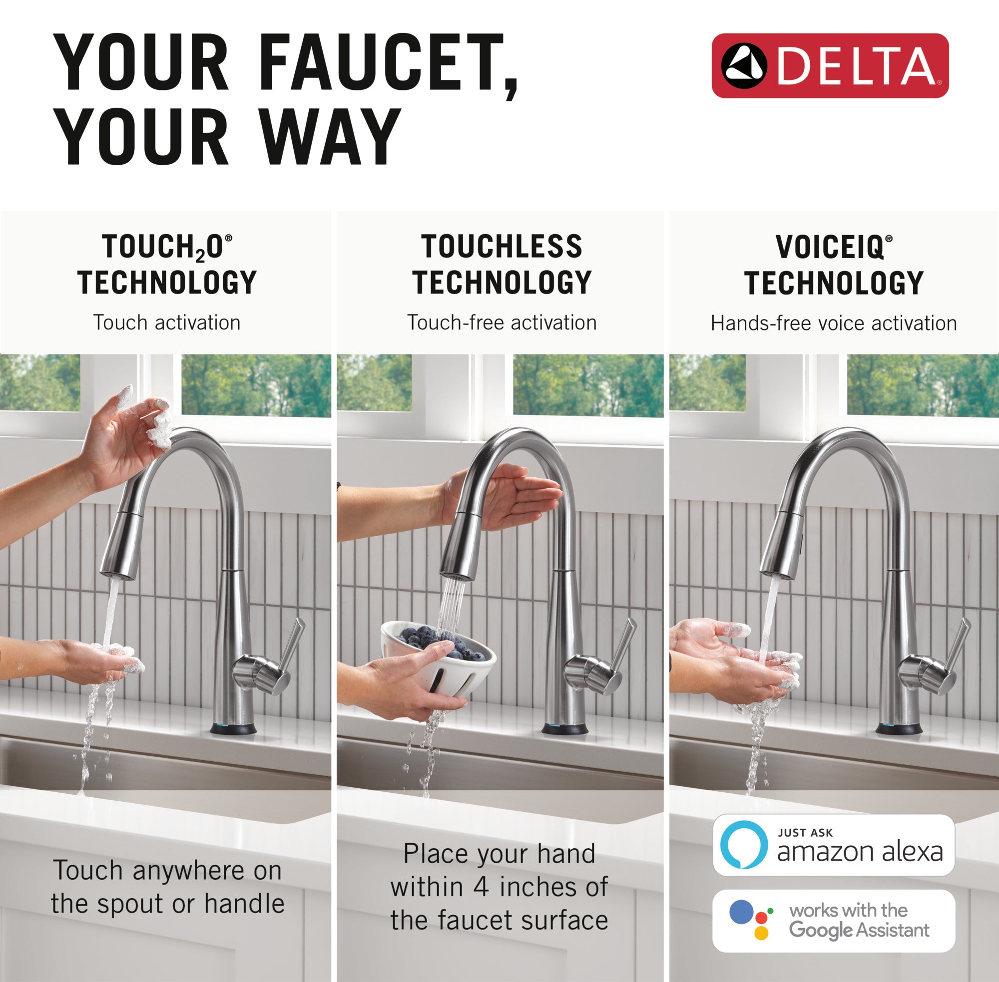 arctic stainless kitchen faucet