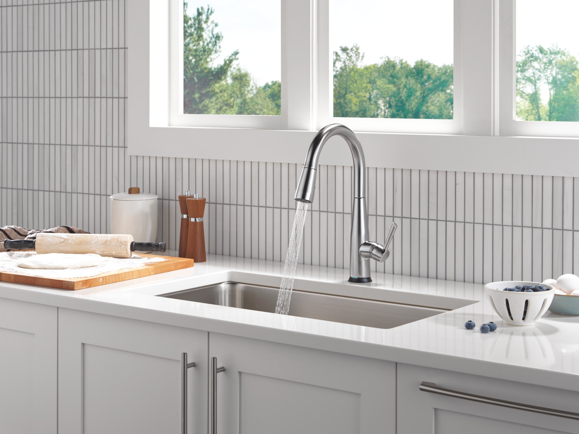 arctic stainless kitchen faucet