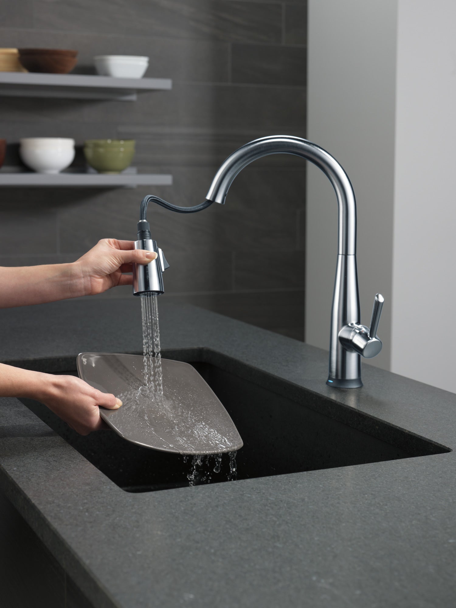 arctic stainless kitchen faucet