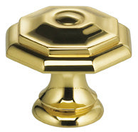 Omnia Legacy Solid Brass Classic Cabinet Knob
