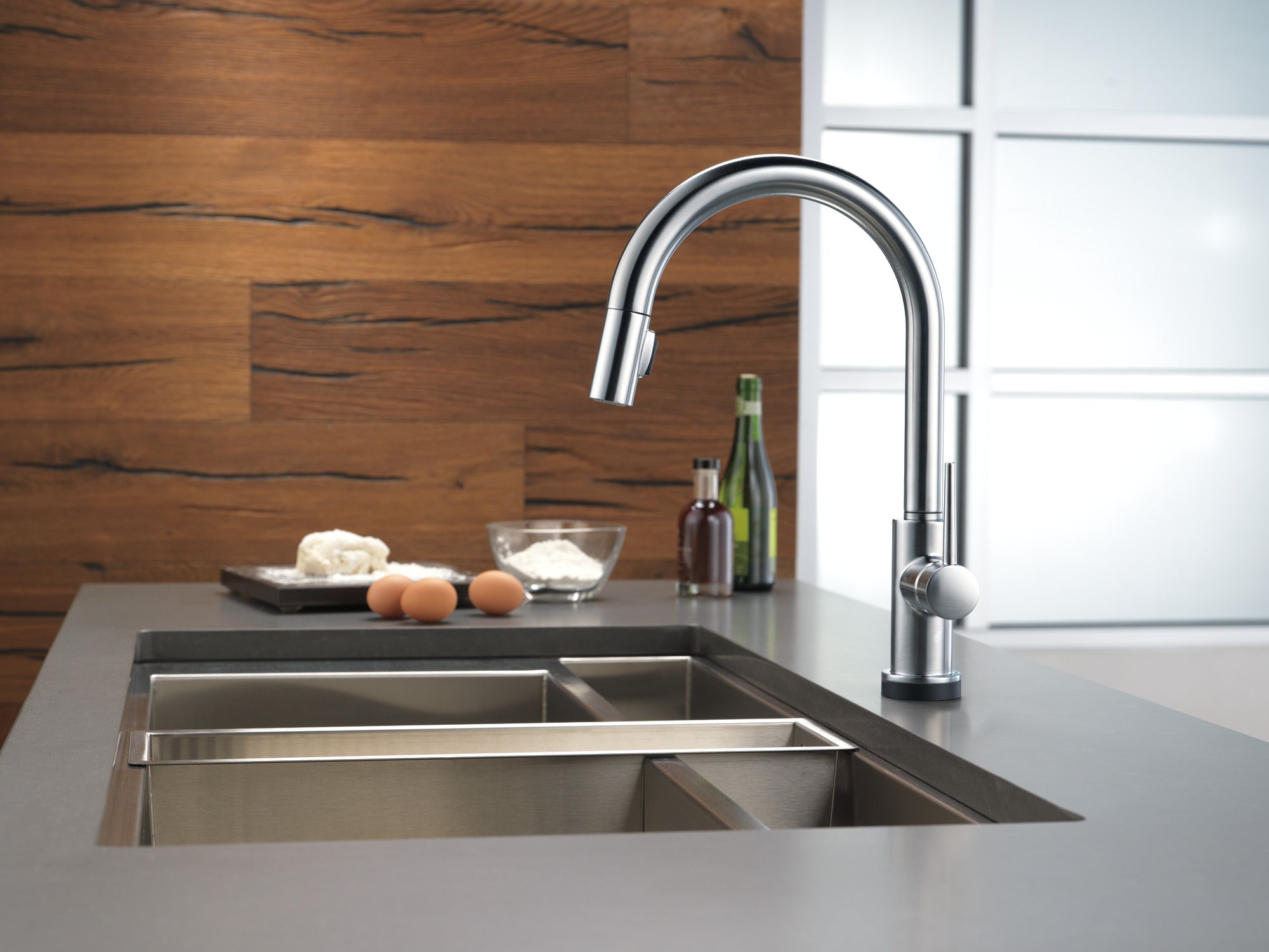 arctic stainless kitchen faucet