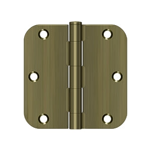 Deltana 3-1/2" x 3-1/2" x 5/8" Radius Hinge, Residential Thickness