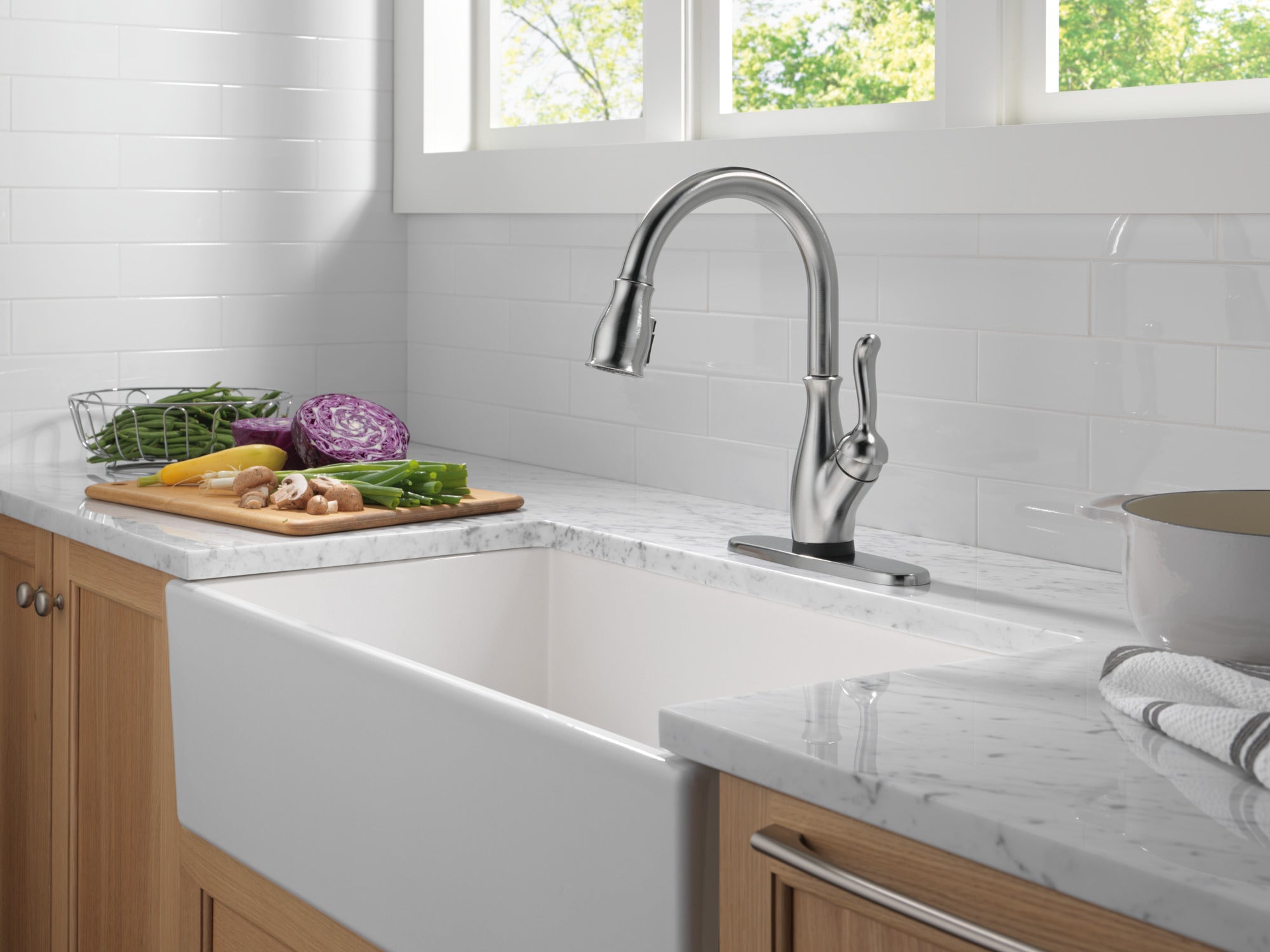 arctic stainless kitchen faucet
