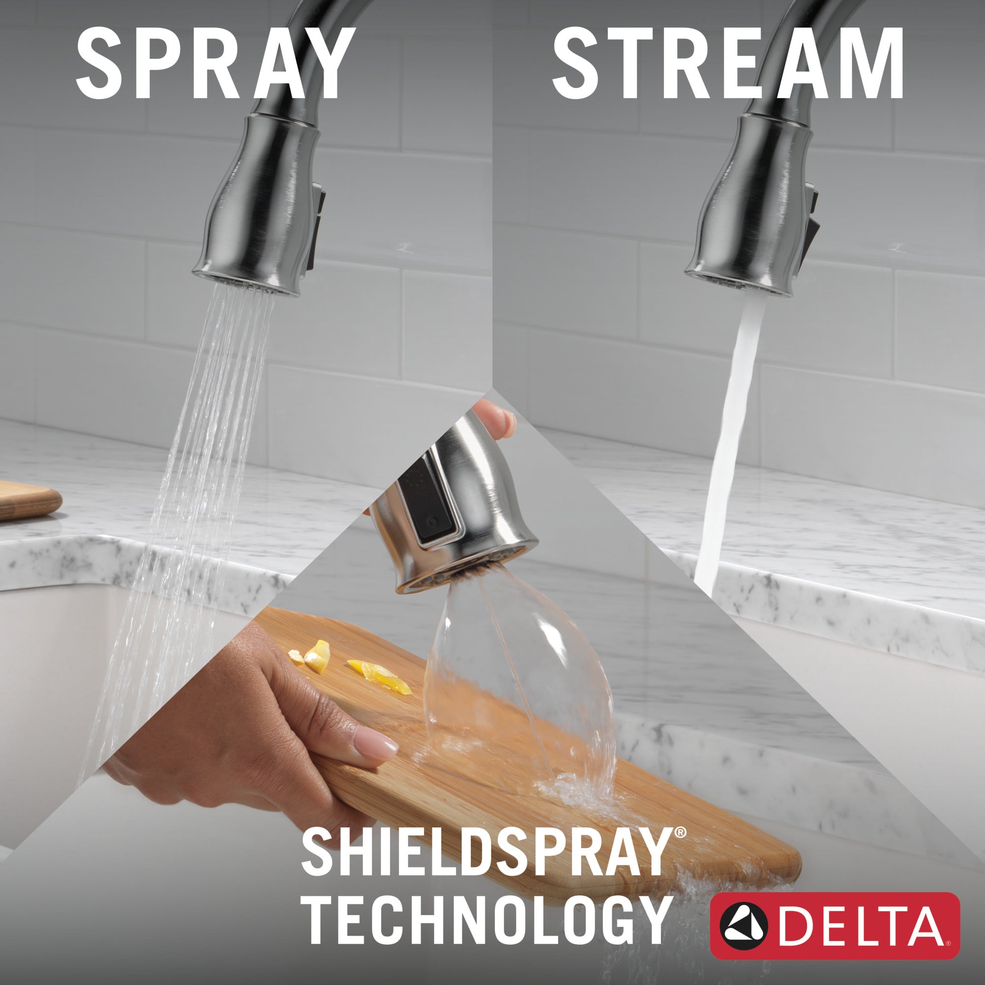 arctic stainless kitchen faucet