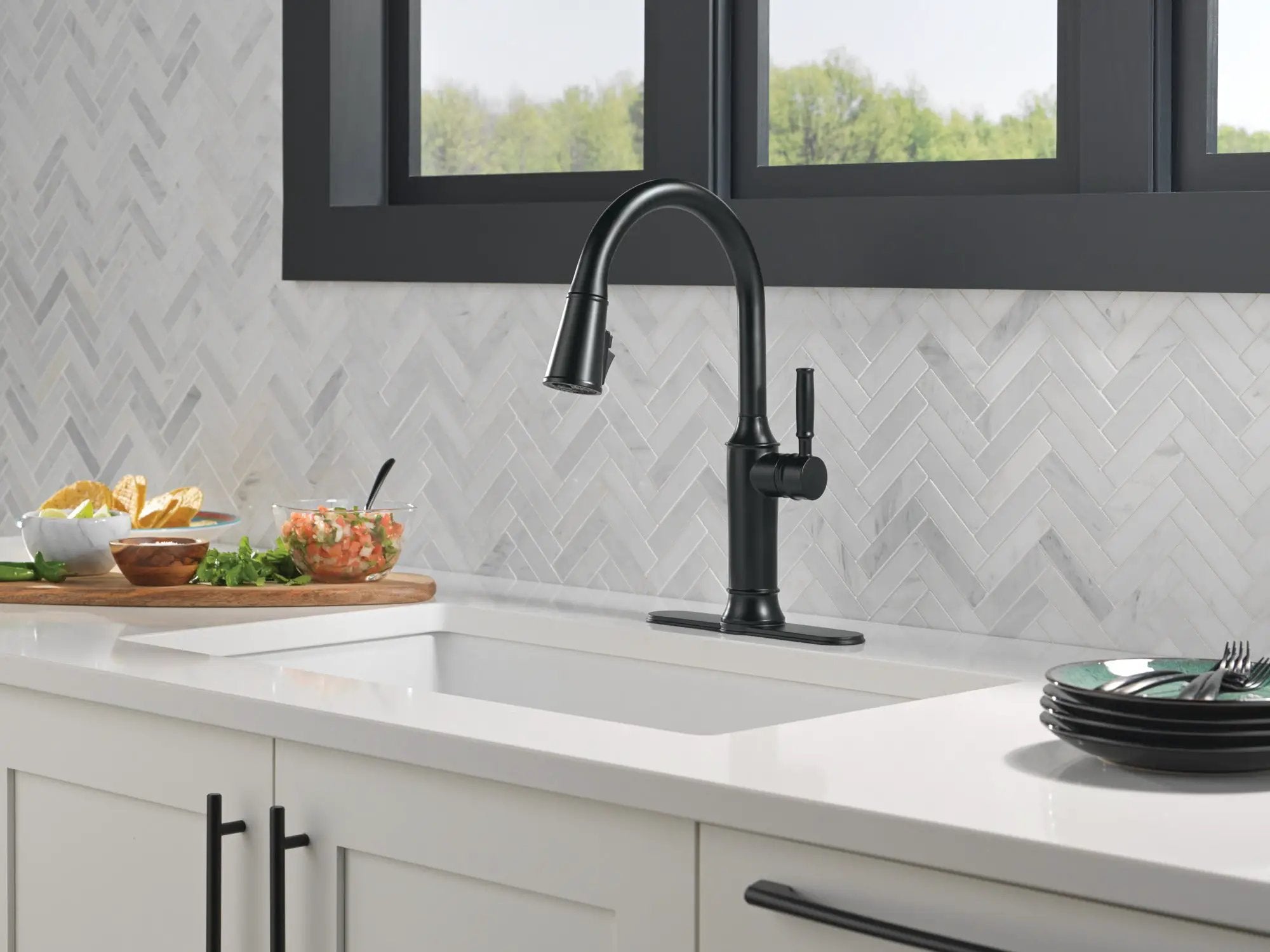 matte black kitchen faucet