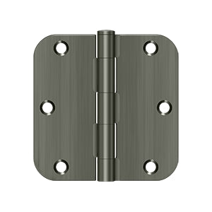 Deltana 3-1/2" x 3-1/2" x 5/8" Radius Hinge, Residential Thickness