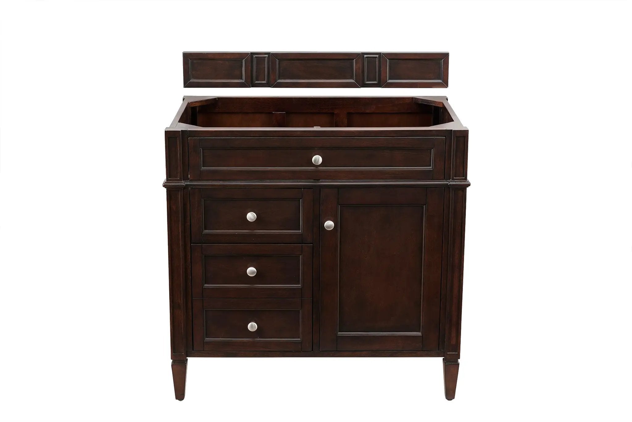 burnished mahogany vanity
