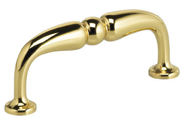 Omnia Legacy Solid Brass Classic Cabinet Pull