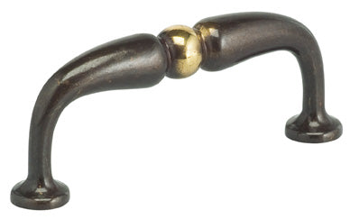 Omnia Legacy Solid Brass Classic Cabinet Pull