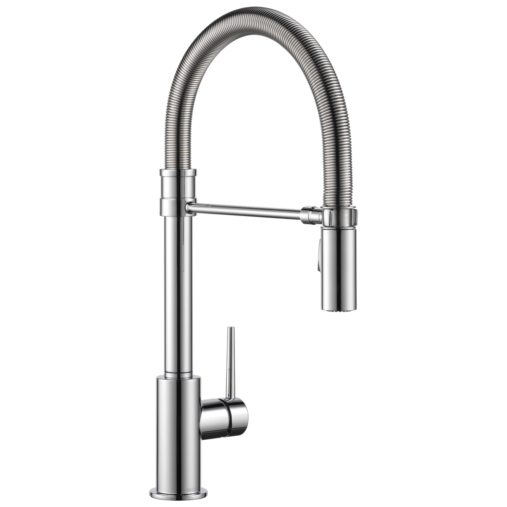 chrome kitchen faucet