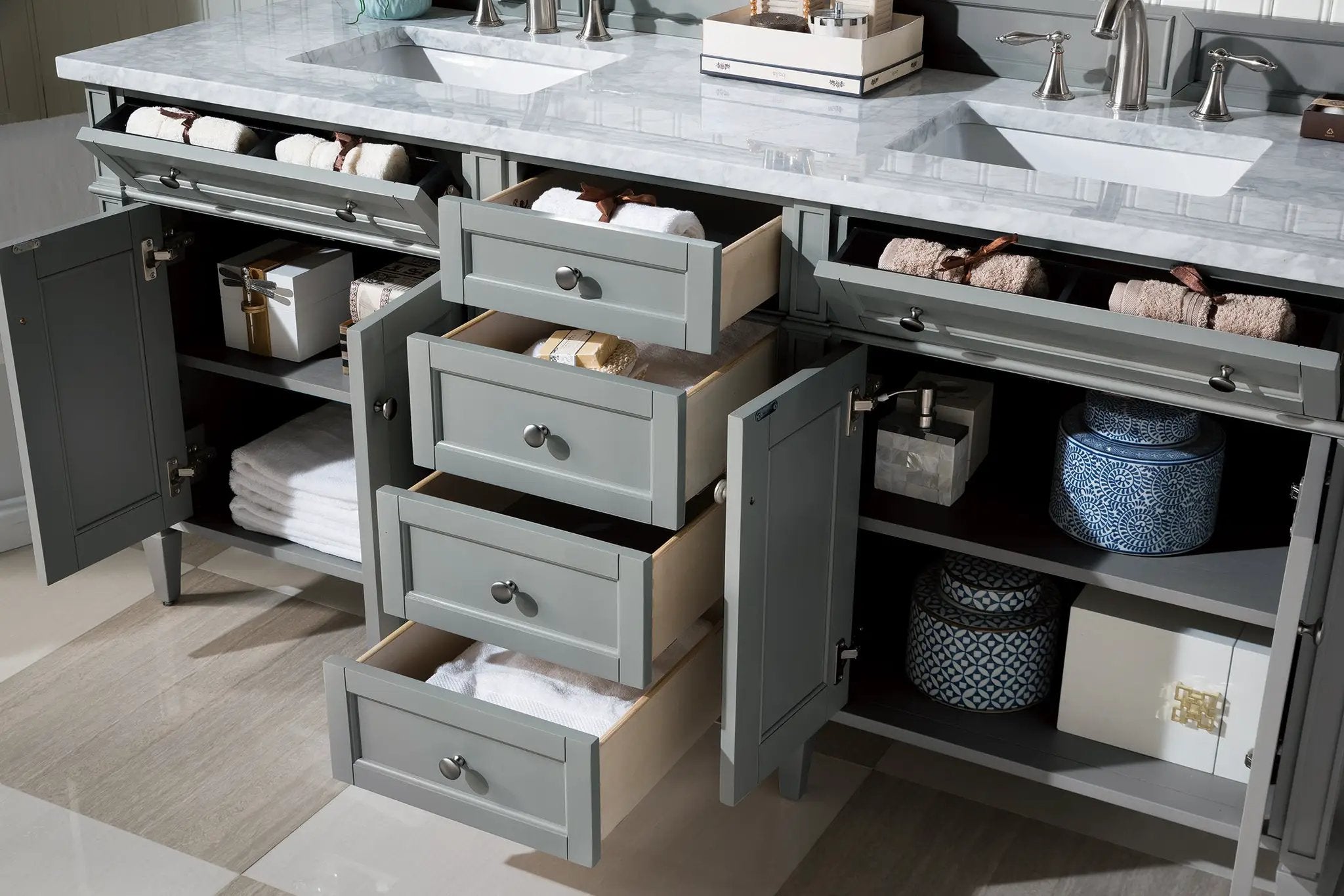 urban gray vanity