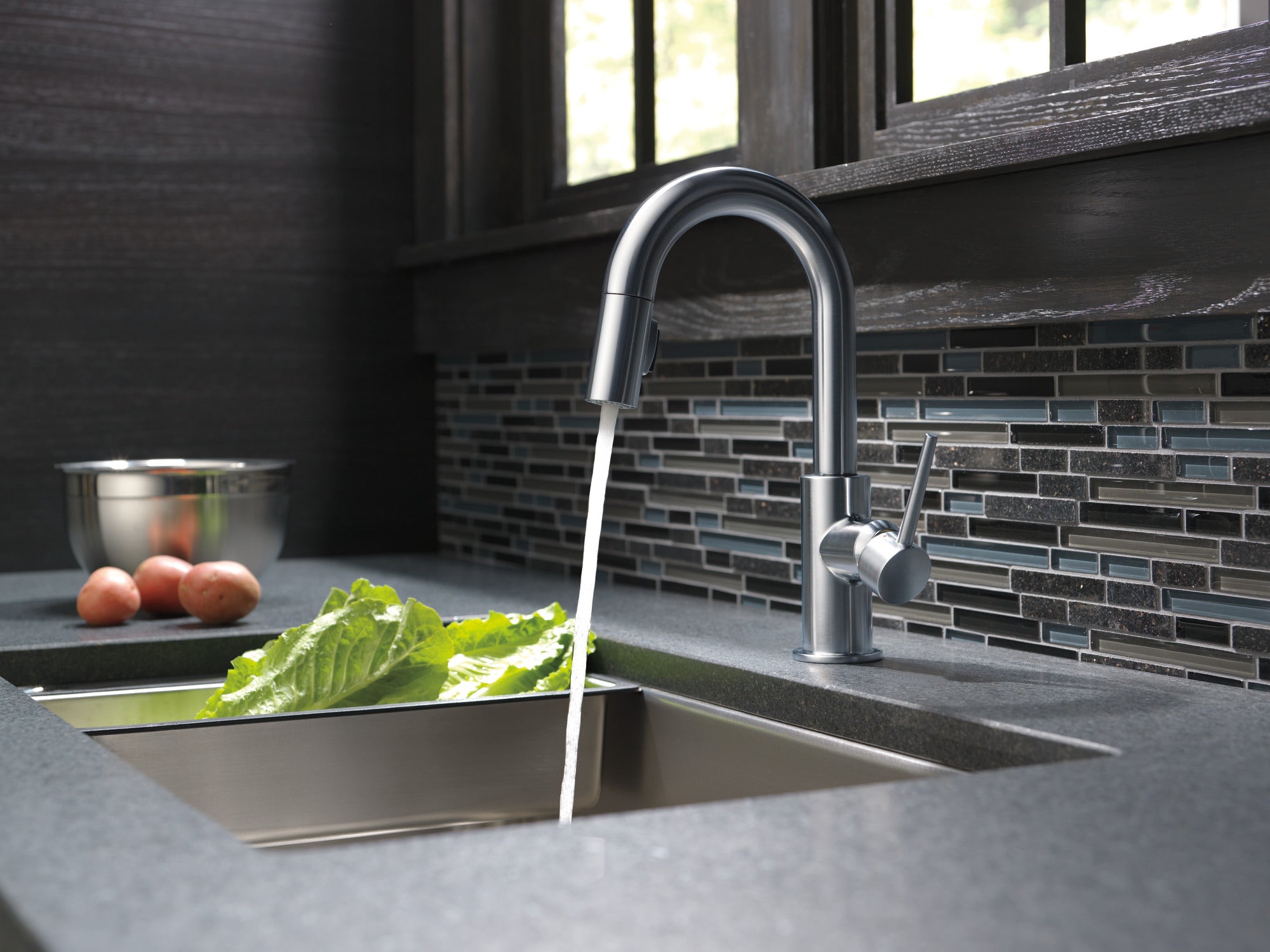 arctic stainless kitchen faucet