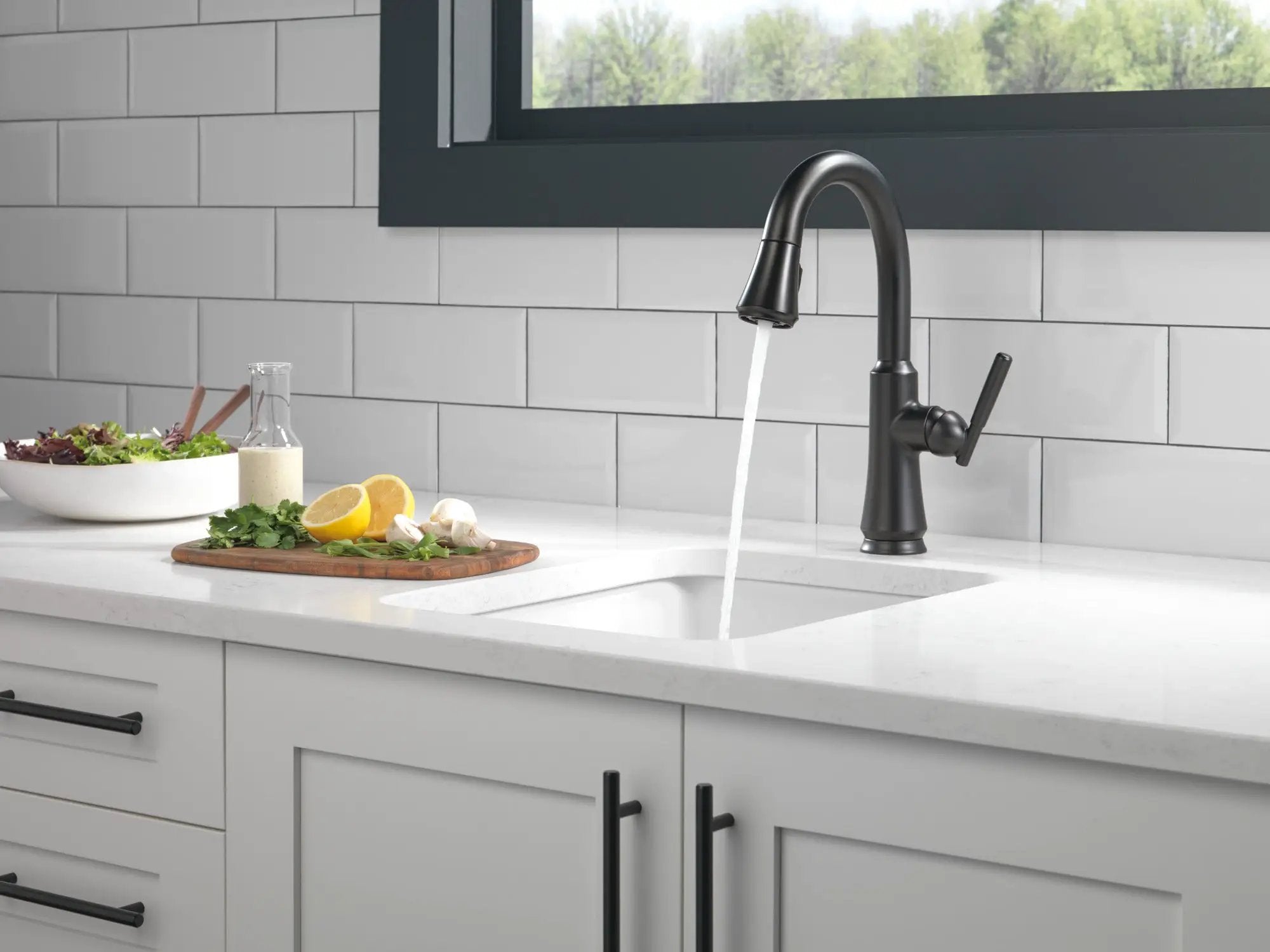 matte black kitchen faucet
