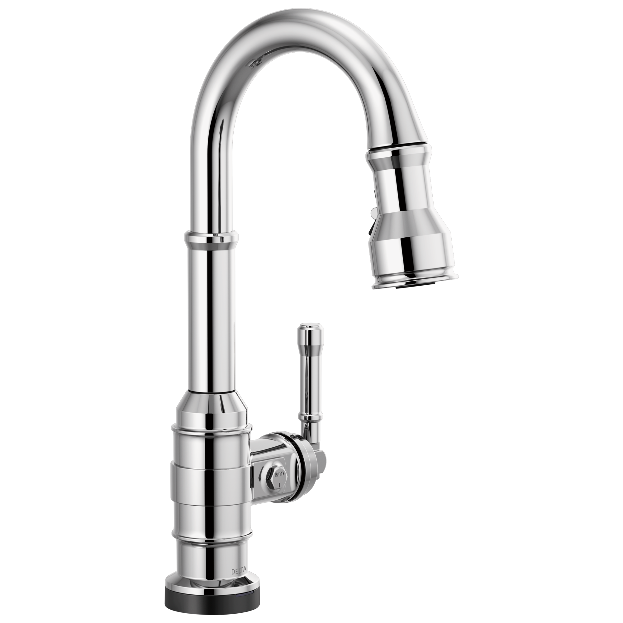 chrome kitchen faucet