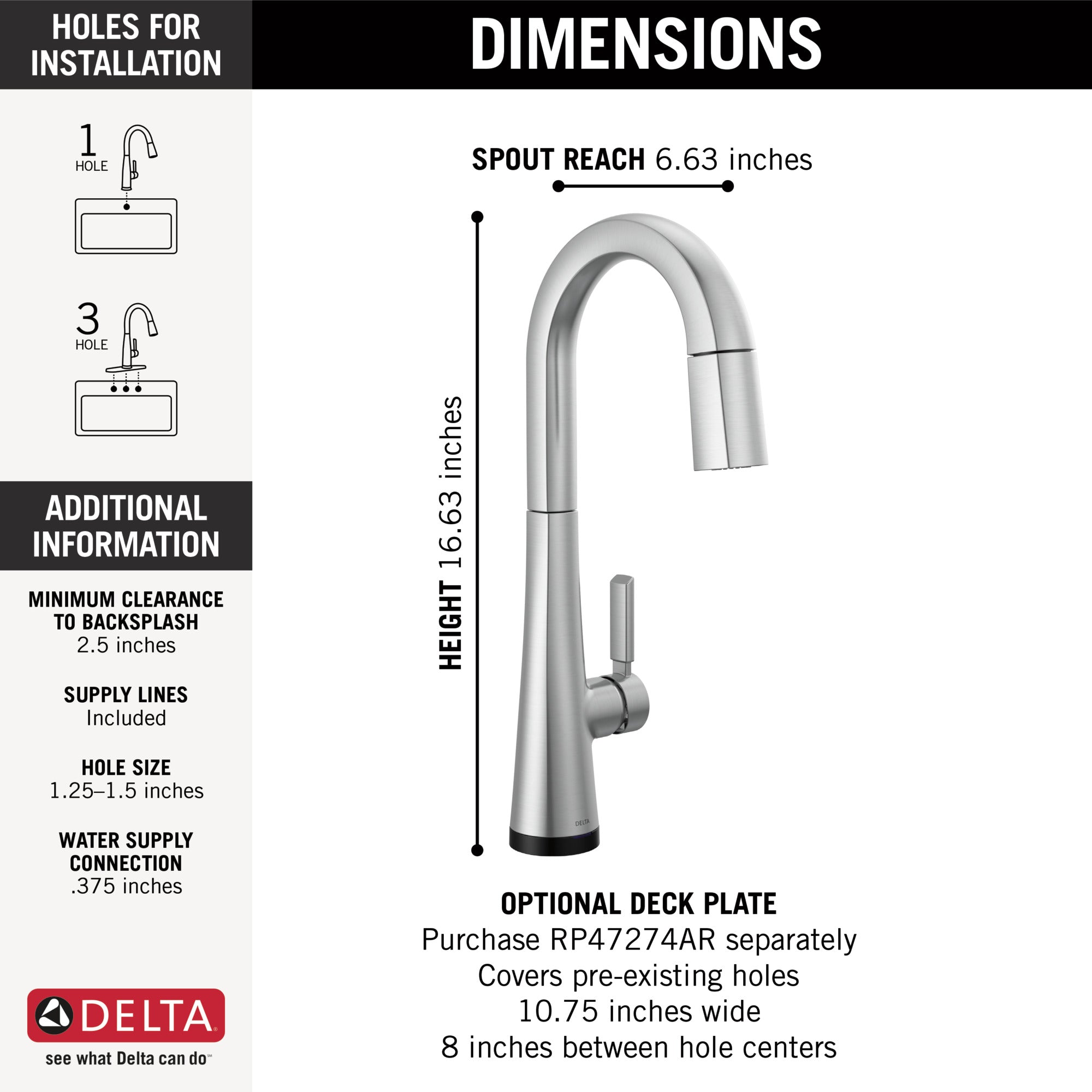 lumicoat arctic stainless kitchen faucet