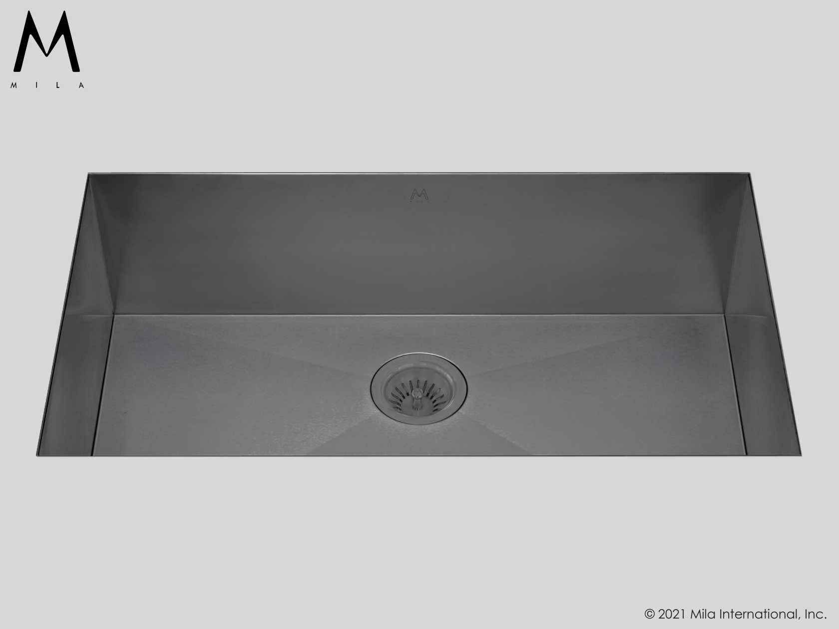 MILA FLATIRON Single Bowl Under Mount 38 x 18.5 Kitchen Sink