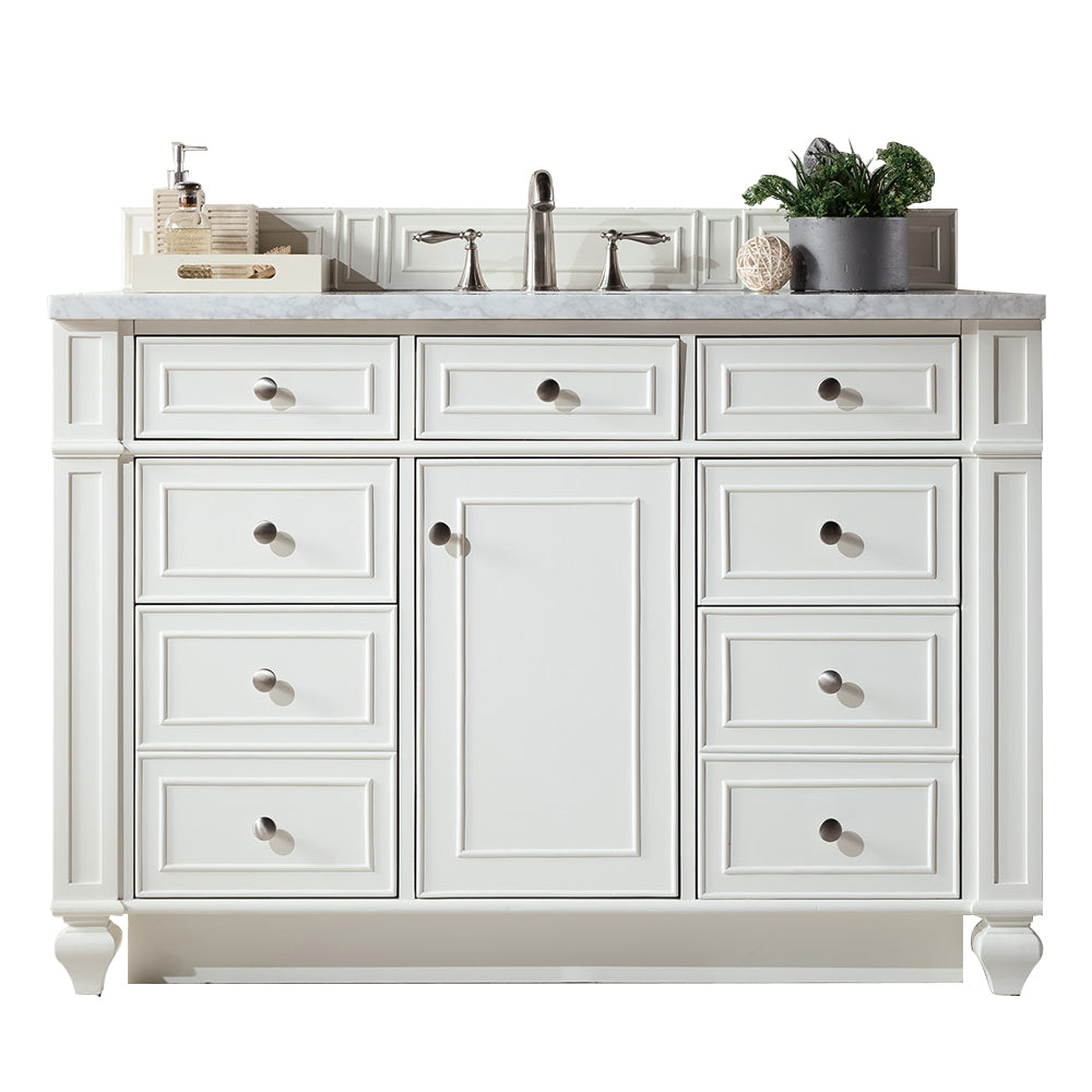 James Martin Vanities Bristol 48" Single Vanity - Bright White