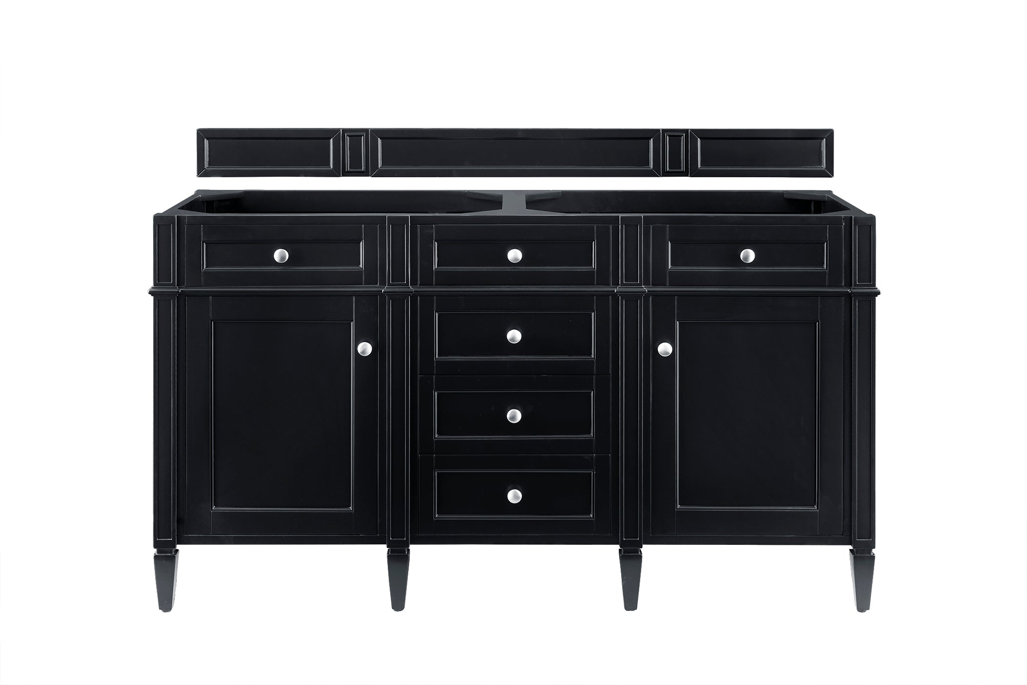 James Martin Vanities Brittany 60" Double Vanity - Black Onyx